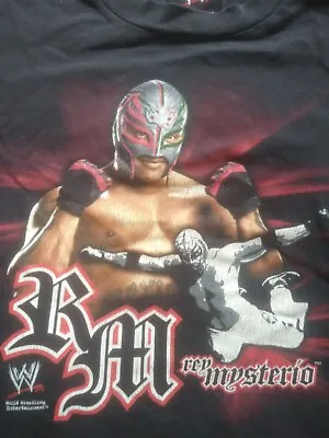 2007 Ray Mysterio WWE Shirt - Kids M 5/6 - WWF Wrestling Undertaker Hulk RARE • £17.42