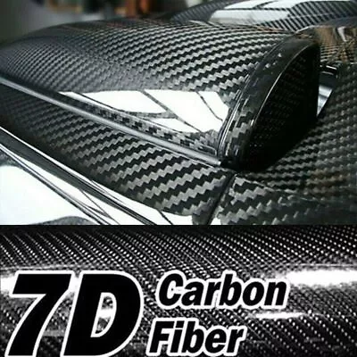 Auto Parts Accessories Carbon Fiber Vinyl Film Car Interior Wrap Stickers 12x60  • $10.29