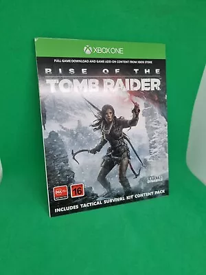 Rise Of The Tomb Raider Microsoft Xbox One / Series X Full Game Download Instant • $19.80