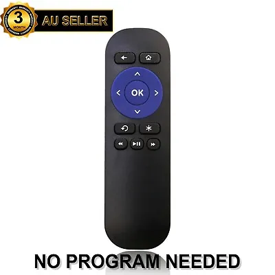 New Replaced Remote With Instant Reply For ROKU 1 2 3 4 Telstra TV 1 Telstra TV2 • $9.94