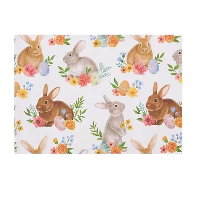 C & F Spring Floral Bunny Placemats  ~~  Set Of 4  ~~  Easter Must-Have • $36