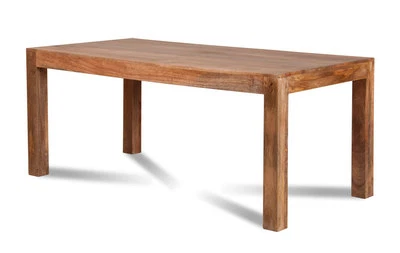 £266.46 • Buy DAKOTA LIGHT/NATURAL MANGO DINING TABLE 120cm 4-SEATER - SOLID WOOD FURNITURE
