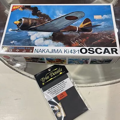 Nichimo 1:48 Scale Nakajima Ki43-1 Oscar Aircraft Model Kit W/Extra NEW OPEN BOX • $33.88