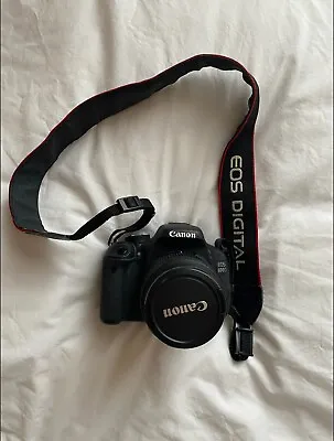 Canon EOS 600D 18.0MP Digital SLR Camera - Black (Kit W/ EF-S 18-55mm IS II... • £650