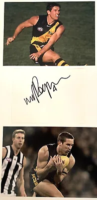 Richmond Tigers MATTHEW ROGERS Hand Signed  Player • $10