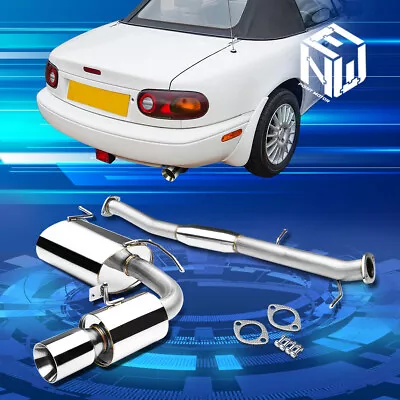 For 90-97 Mazda Miata MX-5 NA 1.6/1.8L 3.5  Muffler Tip Racing Catback Exhaust • $185.99