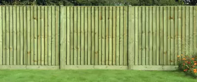 Wooden Garden Fence Panels Overlap Fencing Panel 6ft 5ft 4ft 3ft Tanalised Fence • £84.47