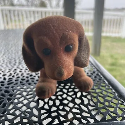 Vintage 1960's Plush Puppy Dog Bobblehead Nodder Nanco Made In Japan • $24