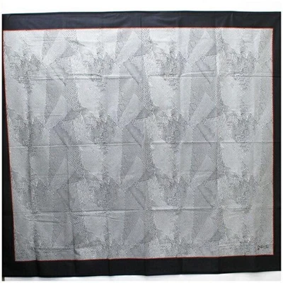 $136.71 • Buy Jim Thompson Cotton Large Scarf Black White Second Hand ATn02
