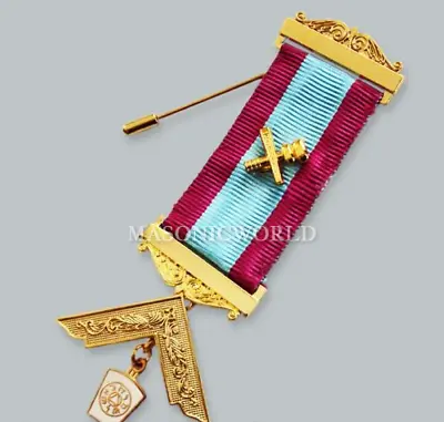 Masonic Regalia Masonic Jewels Mark Past Master (wm) Brand New Top Quality • £10.99