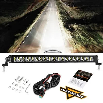 AUXBEAM 22  LED Light Bar Spot Flood Combo For Jeep Bumper Driving Offroad SUV • $101.99