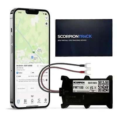 ScorpionTrack - Self-Install GPS Vehicle Tracker Car Van Caravan - PAYG Unit • £29.95