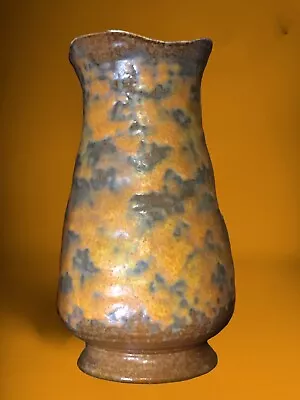 Vintage MCM Royal Haeger Orange Peel Lava Glaze Art Pottery Vase Large 12” • $160