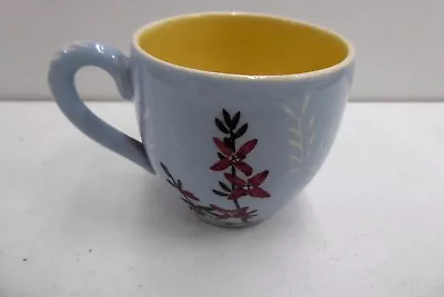 Martin Boyd Hand Painted Flora Teacup Australian Pottery Studio Ceramic Artist • $34