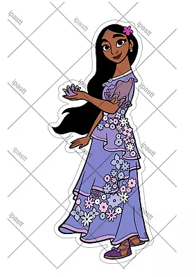 £3.79 • Buy 3 ,4 ,5   & 6  Isabella From Encanto Pre Cut Edible Cake Topper