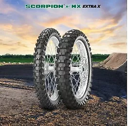 Pirelli Scorpion Mx Extra X Motorcycle Rear Tyre 110/90-19 Mx #61-258-88 • $164.95