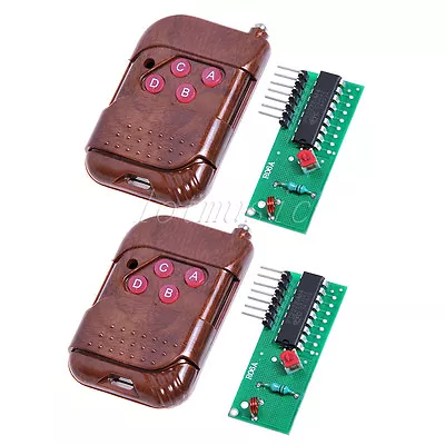 2sets 4 Channel 315MHZ RF Radio Wireless Controller Module Remote Control • $15.99