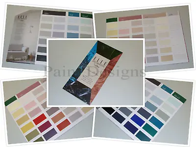 Crown Paints ELLE Colour Collection Chart Paint Guide (Flat Matt Emulsion) • £2.79