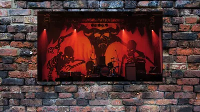 Samhain 2014 Reunion Backdrop Poster Display 32 W X 18 H Misfits Death Rock Goth • $16.99