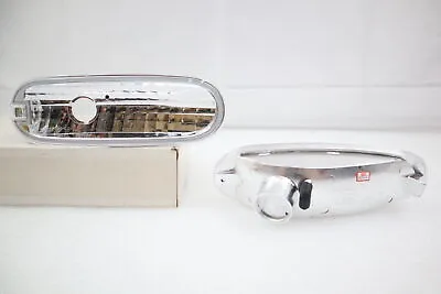 Chrome / Clear Front Bumper Lamp Turn Signal Light For VW Beetle 1999-2005 • $49