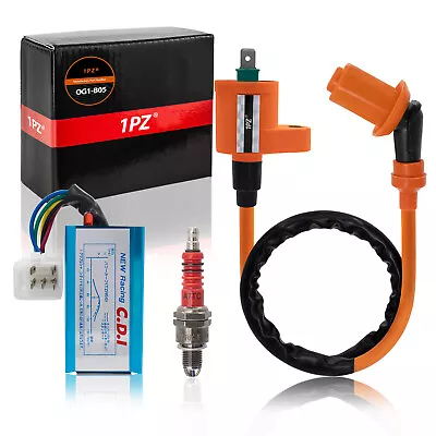 $13.49 • Buy Racing Ignition Coil CDI Spark Plug GY6 Scooter Moped Dirt Bike 50cc 125cc 150cc