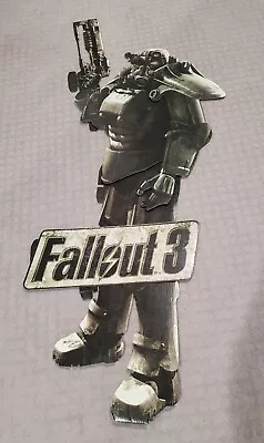 Rare 2008 Blockbuster Video FALLOUT 3 Brotherhood Of Steel STANDEE Used W/Extra • $250