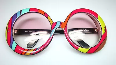 RARE  RED Vintage*Over Sized Round * Emilio Pucci** ZADIG ** Sunglasses** 1960’s • $950