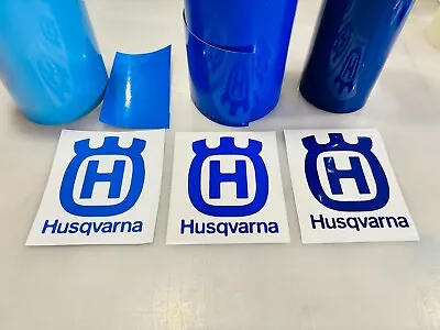 Husqvarna VTG Style Vinyl Decal Many Sizes & Colors-FREE Ship - Buy 2 Get 1 FREE • $5.49