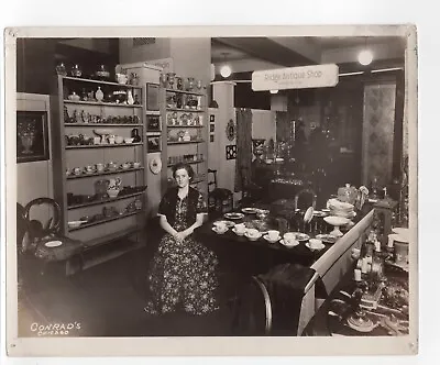 Vintage Photo 1950s Chicago Ridge Antique Mall Interior Woman With Her Booth • $9.95