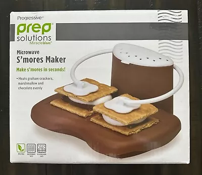 Progressive Prep Solutions Microwave S'mores Maker New In Box Indoor Smores • $17.99