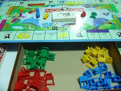 MONOPOLY Jr Junior Lemonade Stand Vintage Board Game Parker Brothers 1999 Hasbro • $9.99