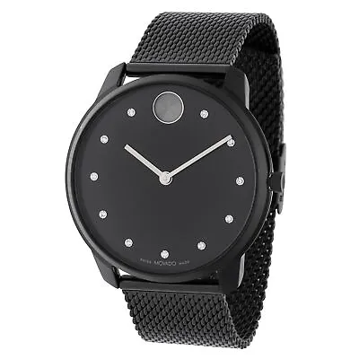 Movado 3600904 Men's Bold Evolution Black Dial Quartz Watch • $229