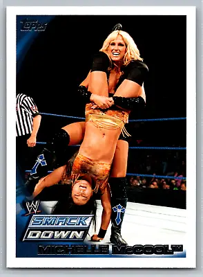 Michelle McCool 2010 Topps WWE Base Set Card #12 Smackdown Diva • $0.99
