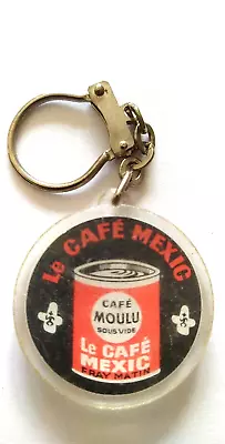 KEY RING KEYCHAIN - LE CAFÉ MEXIC Vacuum Ground... - 60's Vintage! • $3.20