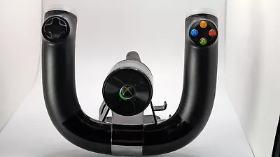 Microsoft Xbox 360 Wireless Speed Wheel Racing Controller - Model 1470 • $14.24