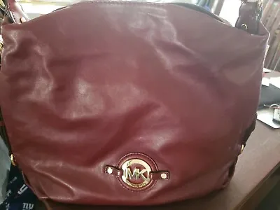 Michael Kors Stockard Leather Large Shoulder Bag Cinnabar - NWT $378 • $178