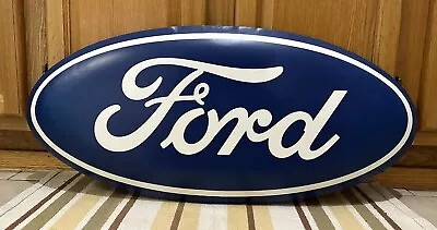 Ford Sign Service Dealer Garage Metal Vintage Style Wall Decor Tools Gas Oil • $65