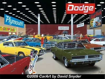 David Snyder Auto Show 1969 Mopar Road Runner Charger Cuda GTX Super Bee Dave • $100