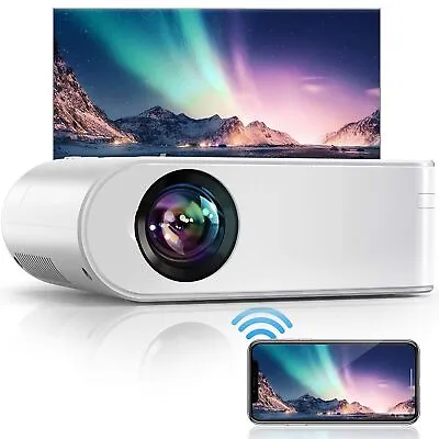 £139.12 • Buy Mini Projector Wifi Full HD 1080P HDMI PC Smartphone IPHONE Xbox PS5 By