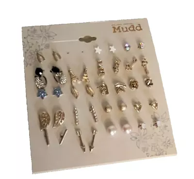 Mudd Earrings Multi Pack Of Eighteen Pairs Stud Post New With Tags • $9.99