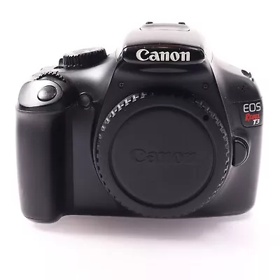 Canon EOS 1100D Rebel T3 12.2MP Digital SLR Camera Black (Body Only) VM 1511 BB • £139