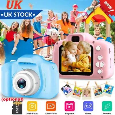 £7.59 • Buy Children Kids Gift LCD Camera For Mini Toy Digital Children Camera 1080P HD UK!!