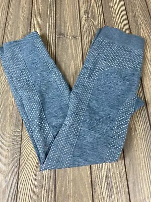 Boutique Womens Blue Polka Dot Leggings Athletic Pants Size XS • $5.99