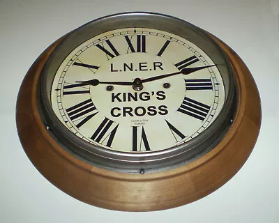 LNER London & North Eastern Railway King's Cross Station / Waiting Room Clock • £65