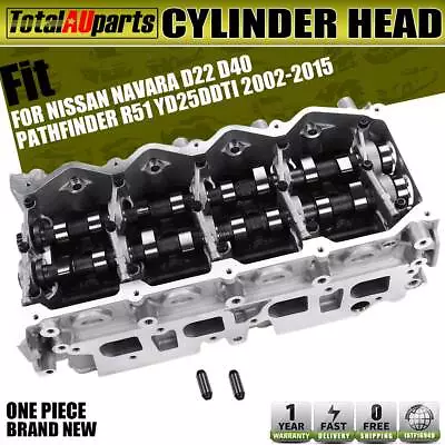 DOHC Cylinder Head Assembly For Nissan Pathfinder R51 Navara D22 D40 YD25DDTi • $1065