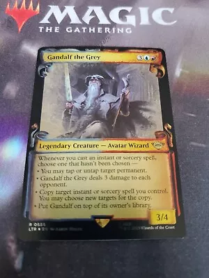 Mtg. Gandalf The Grey. Foil Showcase Scrolls. Lord Of The Rings. Pack Fresh  • $1.99