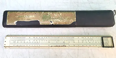 Faber Castell 361 Slide Rule Germany Antique Early 1900s W Box Patent 206428 • $49.95