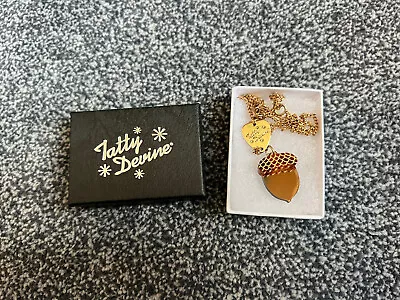 Tatty Devine Autumn Acorn Pendant Necklace • £20