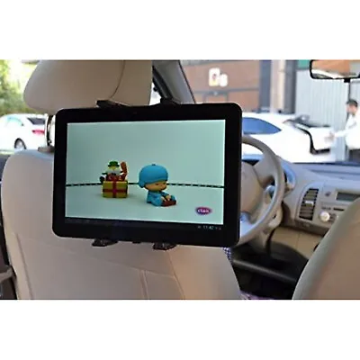 Headrest Tablet Car Holder Mount Back Seat For All IPad And Tablets (7  To 11 ) • £8.24
