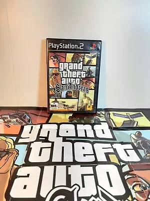 Grand Theft Auto: San Andreas (Sony PlayStation 2 2005) With Manual And Map • $30